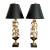 Italian Topiary Lamps & Shades - A Pair For Sale