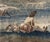 18th Century French Aubusson Verdure Tapestry With Château Landscape For Sale - Image 9 of 12