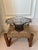 Vintage French Audoux Minet Style Handcarved Woven Rope & Oak Stool For Sale - Image 18 of 18