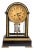 French Gilt Bronze and Black SMantel Clock For Sale