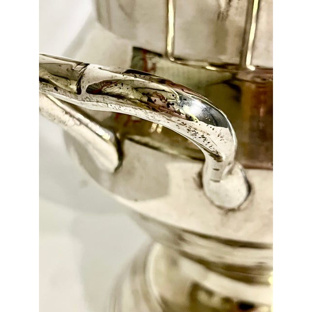 Vintage French Besserat De Bellefon Silver Plate Champagne Ice Bucket For Sale - Image 11 of 14