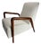 Mid-Century Italian Armchair in Wood and Fabric in the style of Paolo Buffa, 1950 For Sale