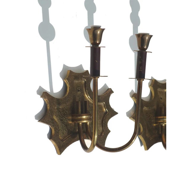 Osvaldo Borsani Italian Wall Lamps by Osvaldo Borsani, 1940s, Set of 3 For Sale - Image 4 of 7