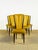 Superb set of six italian design chairs from the 1940s, typical of mid-century design. the high, slightly flared backs...