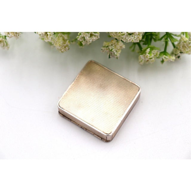 Silver Toiletry Box with Mirror For Sale - Image 3 of 5