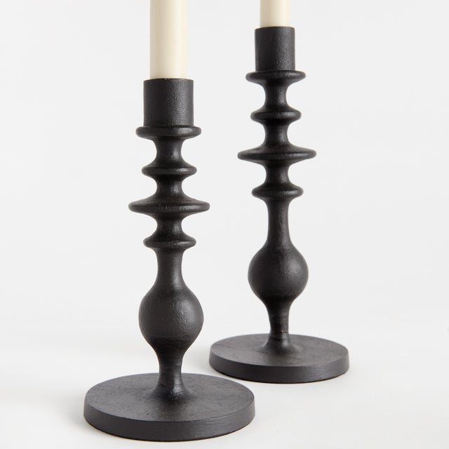 Modern Luke Taper Holders, Set Of 2 For Sale - Image 3 of 4