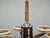Large Art Deco Wood and Glass Six-Light Chandelier in Chrome, 1930s For Sale - Image 6 of 16