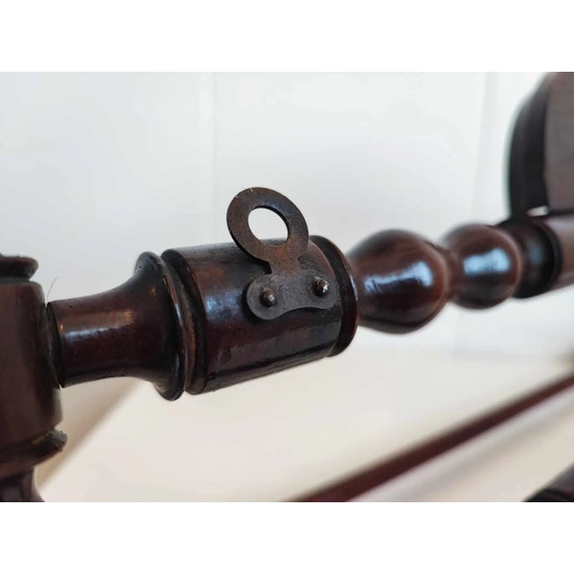 Art Nouveau Eclectic Wooden Hanger, 1890s For Sale - Image 3 of 8