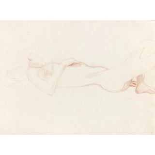 1970s Adrienne Anderson Female Nude Drawing For Sale