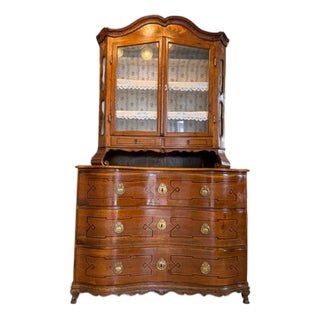 Baroque Display Cabinet with Drawers For Sale