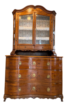 Baroque Display Cabinet with Drawers