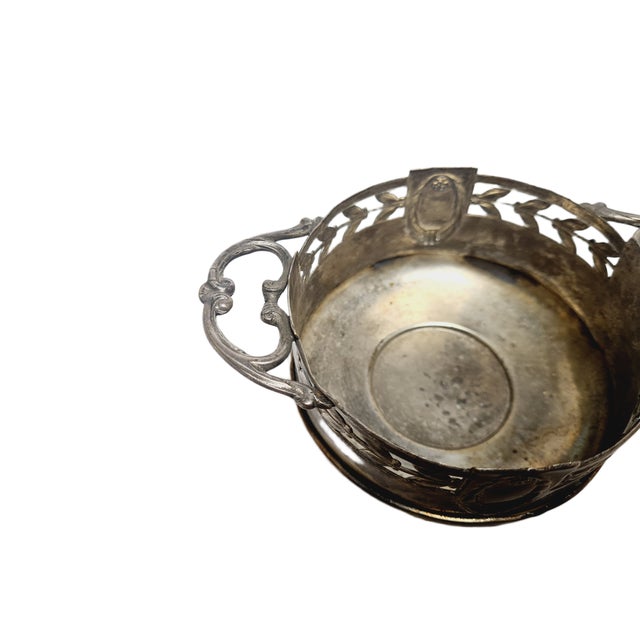 Metal Art Deco Sugar Bowl from Schiffers, Poland, 1900s For Sale - Image 7 of 14