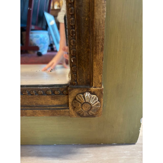 Late 19th Century 19th Century French Napoleon III Trumeau Mirror With Aesop’s “The Fox and the Grapes” Oil Painting, C. 1860 [Ks] For Sale - Image 5 of 11
