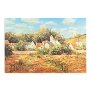 'Village in Provence' by David Harris, Oakmont Art Association For Sale