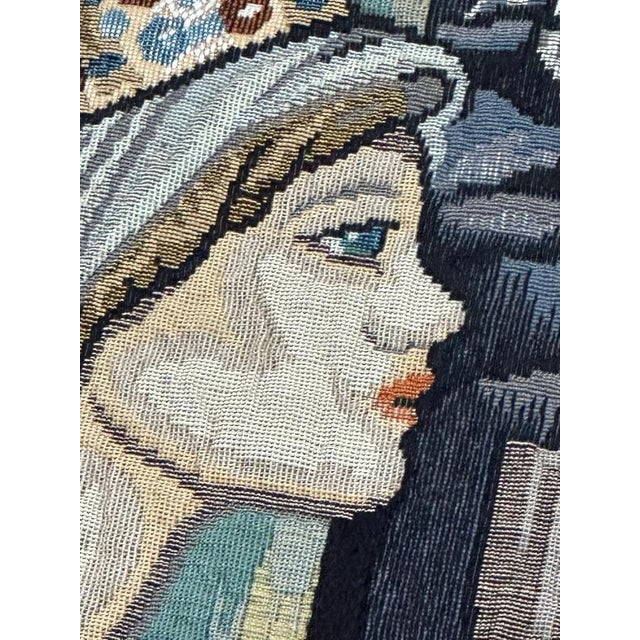Aubusson Style Jacquard Tapestry, 1980s For Sale - Image 15 of 18