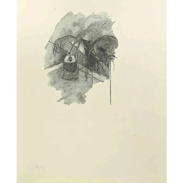 Experiment is a woodcut print print on paper, realized after Jean Paul Sauget for Maurice Magre's Les Soirs d'Opium....