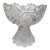 Maple City Early American Period Large Crystal Punch Bowl and Pedestal For Sale