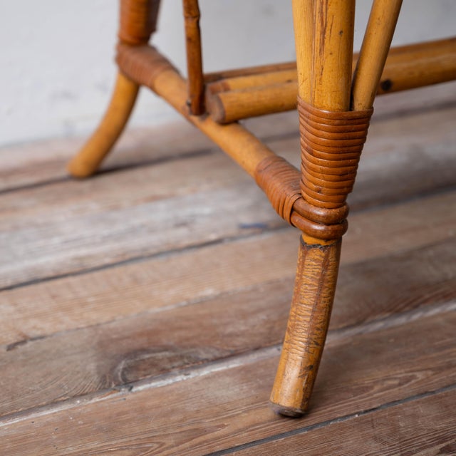 A Bamboo Jardiniere and Lamp Table, 20th Century For Sale - Image 15 of 15