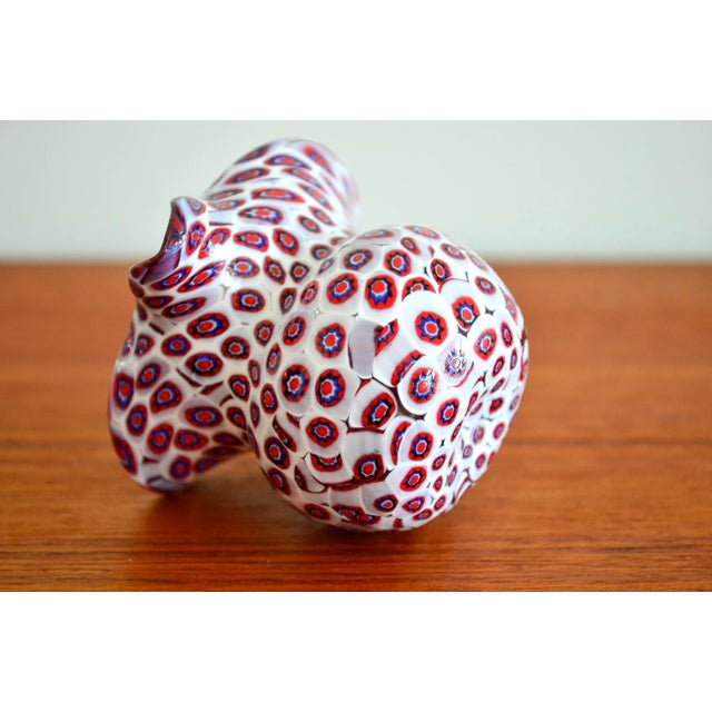 1950s Millefiori Murano Glass Vase, 1950s For Sale - Image 5 of 6