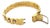 Mid 20th Century Mid 20th Century Kria Italy 18k Two-Tone Gold 12mm Wide Flexible Link Bracelet For Sale - Image 5 of 6