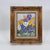 Purple Original Floral Painting by Robin Blakely Vaughan Framed Signed 15x13 For Sale - Image 8 of 12