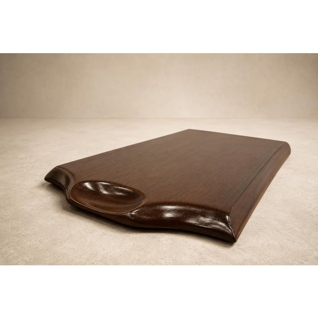 1960s 1960s Brazilian Modern Serving Tray in Jacarandá, by Jean Gillon for WoodArt For Sale - Image 5 of 17