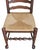 Vintage Ladder-Back Dining Chairs with Wicker Seats, 1970, Set of 8 For Sale - Image 4 of 10