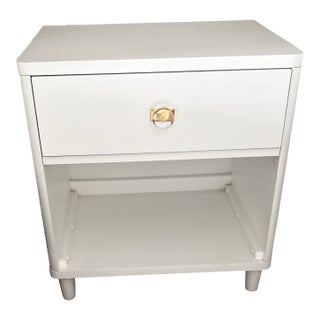 White Nightstand/End Table For Sale