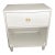 White Nightstand/End Table For Sale