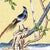 Not Yet Made - Made To Order 36" * H100"/Panel * 5ps, Pale Yellow Floral and Bird Wallpaepr, Chinese-Style Floral and Bird Wallpaper Mural, 5 Panels For Sale - Image 5 of 6
