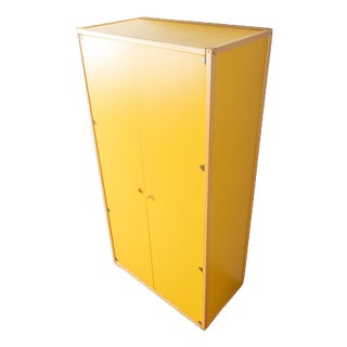Yellow Flötotto Wardrobe in Beech For Sale