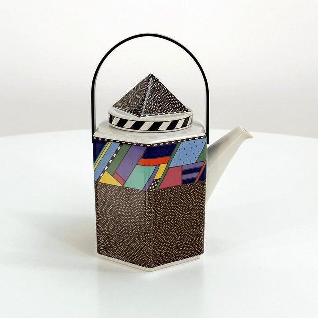 Scenario Metropol Teapot by Barbara Brenner for Rosenthal Studio Line, 1990s For Sale - Image 10 of 10