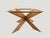 2010s Andrianna Shamaris Round Shell Inlaid Teak Wood Dining Table For Sale - Image 5 of 18