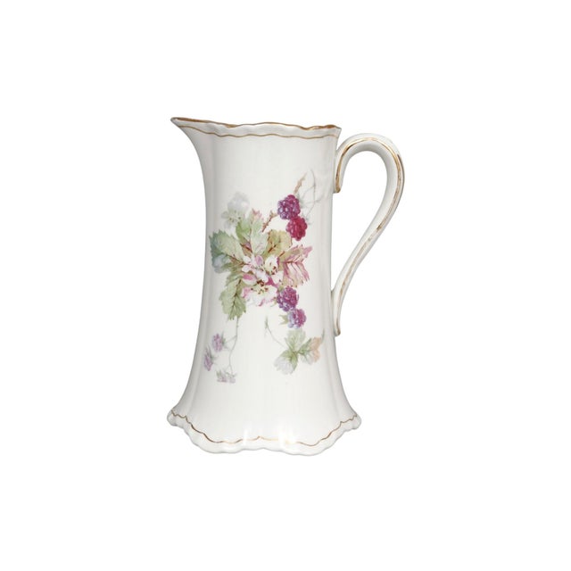 English Sevres Ceramic Pitcher Circa 1900 For Sale - Image 3 of 10