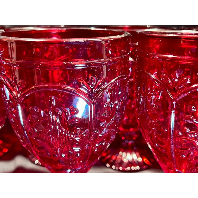 American Fitz and Floyd Trestle Goblets - Set of 12 For Sale - Image 3 of 5