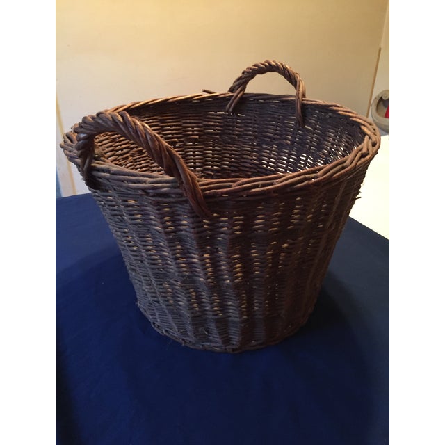 Large Vintage Basket Chairish