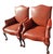 1980s Commanding Presence & Timeless Artistry: A Pair of Charles Stewart Company Shield-Back Leather Armchairs. For Sale - Image 10 of 12