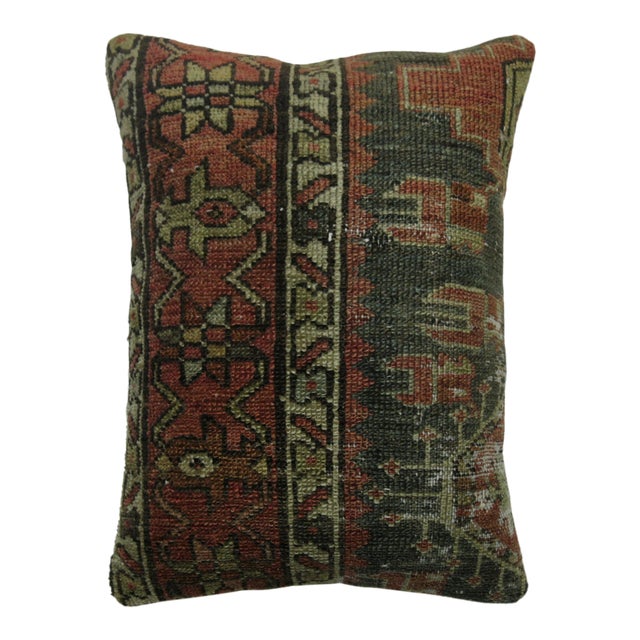 Mid 19th Century Heriz Pillow For Sale