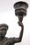 Baroque Matched Pair of Vintage Boho Patinated Bronze Boy Torchbearer Candle Holders For Sale - Image 3 of 9