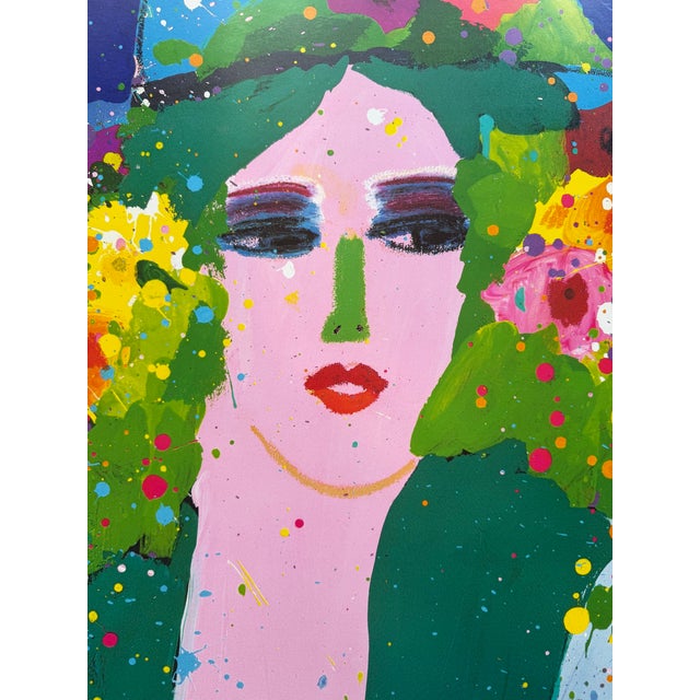 1980s Walasse Ting (1929–2010), Galerie Moderne Silkeborg, Exhibition Poster, 1986 For Sale - Image 5 of 11