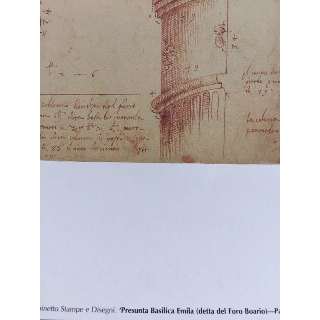 1980s Basilica Architectural Rendering Poster by Andrea Palladio Printed the Art Group Limited, England For Sale - Image 11 of 12