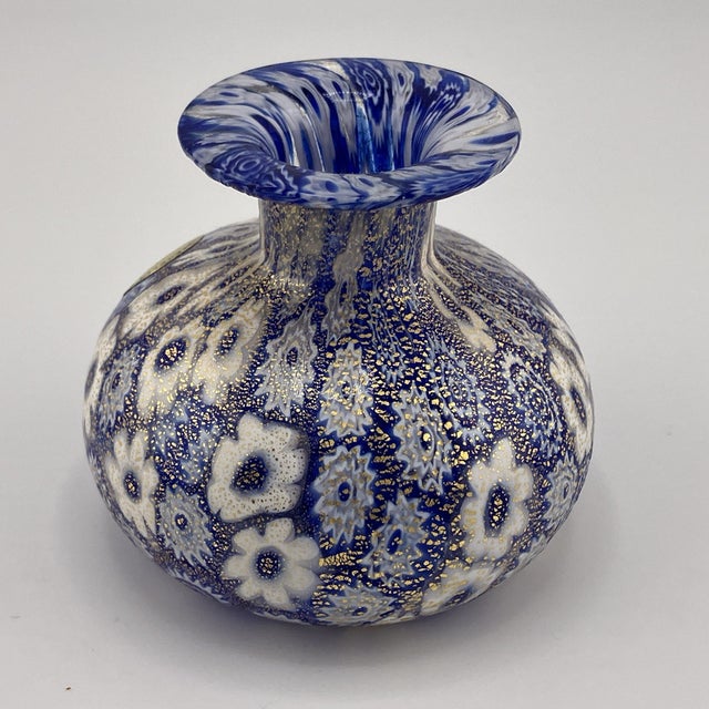 Murano Vintage Campanella Murano Millefiori Bud Vase For Sale - Image 4 of 4