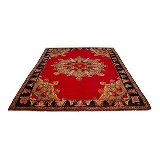 Rare Unused Vintage Authentic Turkish Rug | Handwoven Wool | Rustic Farmhouse Decor For Sale