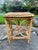 Tan Vintage Wicker Rattan End / Drinks Table Mid 20th Century For Sale - Image 8 of 14