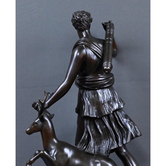 After Leochares, Diana the Huntress, Late 19th Century, Bronze For Sale - Image 18 of 18