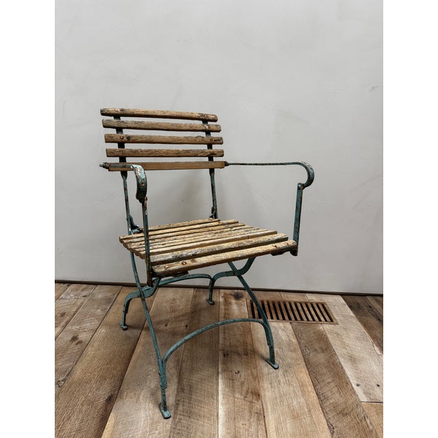 Early 20th Century Classic Vintage French Bistro Chairs - a Pair For Sale - Image 5 of 15