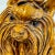 Rococo Pair of Kay Finch Yorkshire Terrier Gold Leaf Glaze Silky Yorkie Seated Dog Statue California Usa For Sale - Image 3 of 11