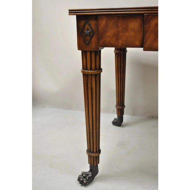 Early 21st Century Theodore Alexander Althorp Regency Mahogany One Drawer Side Table a L50046 For Sale - Image 5 of 12