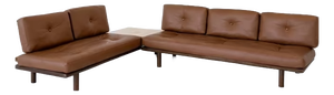Leather 6602 + 6603 Sofas by Franz Köttgen for Kill International, 1970s, Set of 2