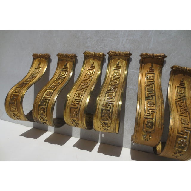 Antique Napoleon III Curtain Hold Back --a Set of 6 For Sale - Image 4 of 11